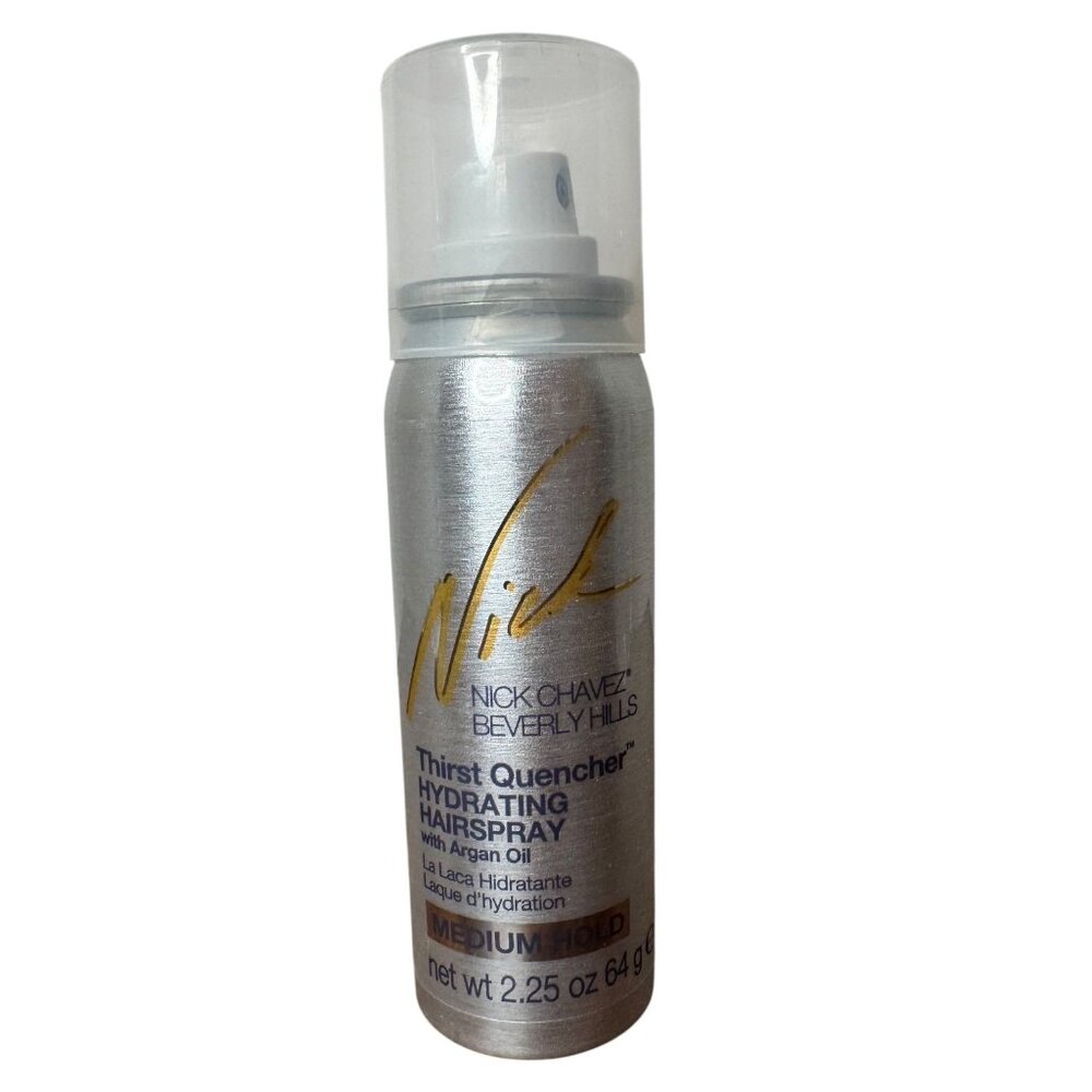 Nick Chavez Beverly Hills Thirst Quencher Hydrating Hairspray Argan Oil Med Hold